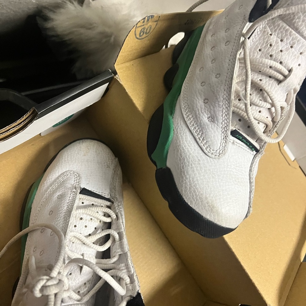 Green & white Jordan